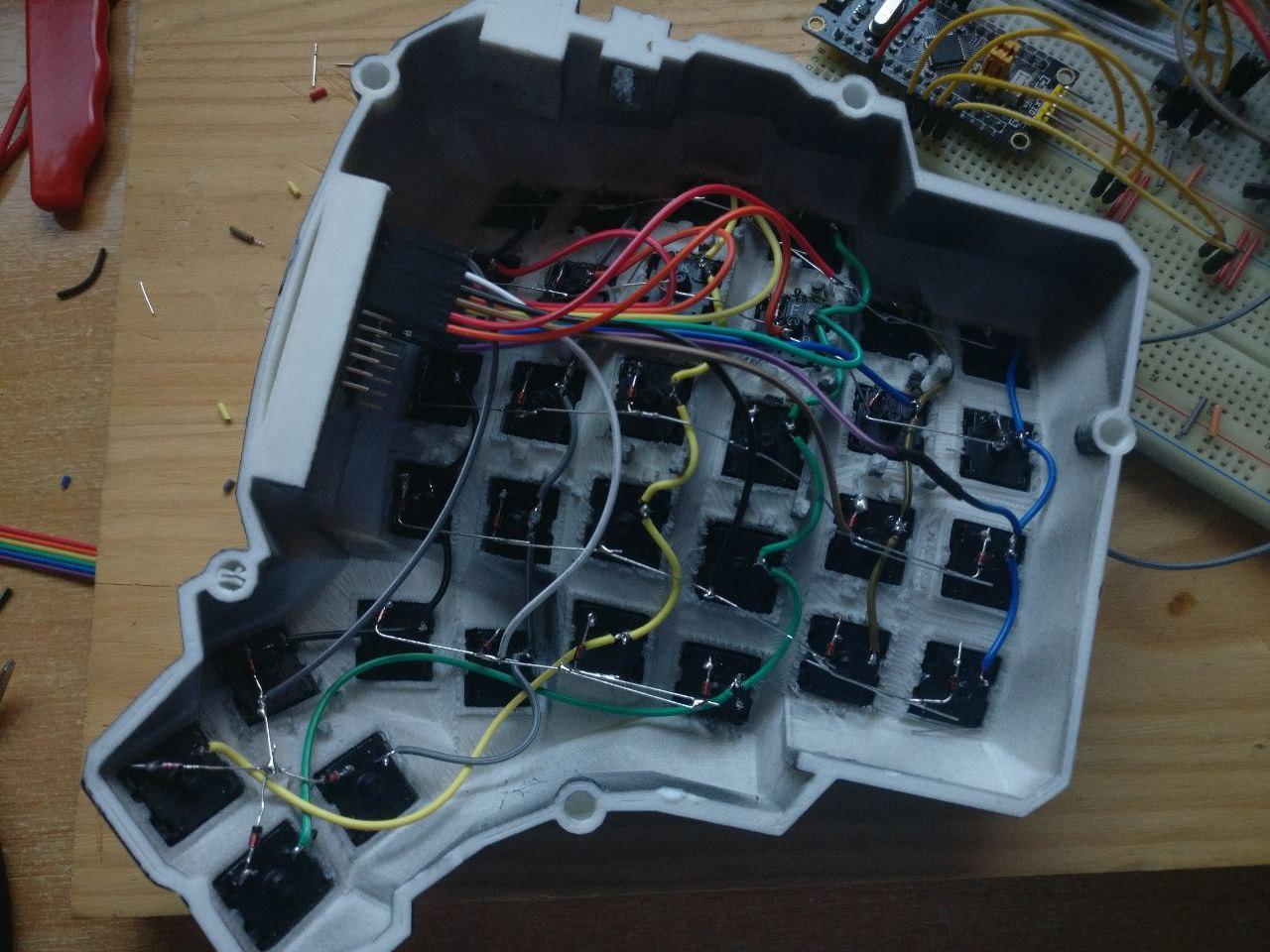 Dactyl left hand soldered